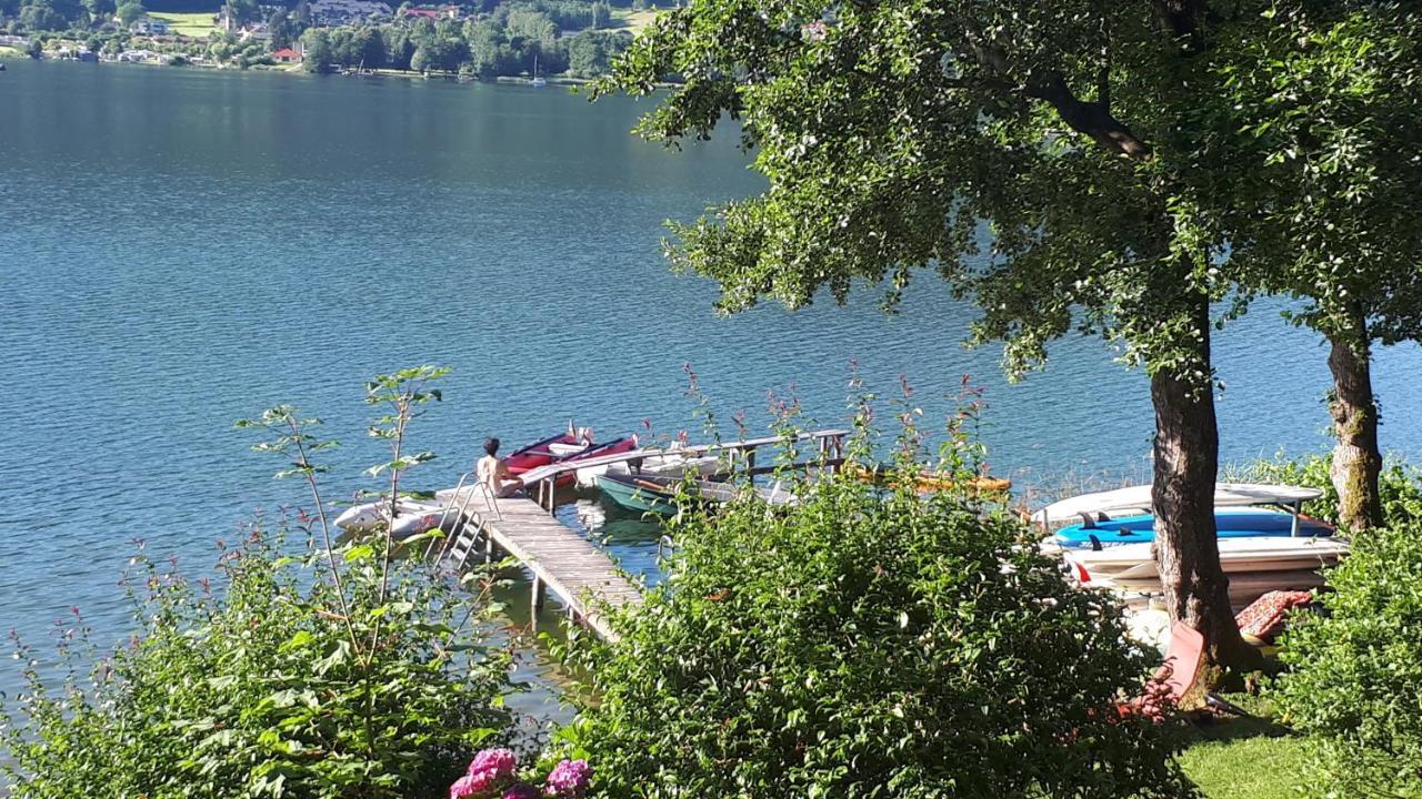 Anna Seeblick Appartement, Haus Haensel&Gretel Am Ossiachersee Mit Direktem Seezugang, Hallenbad Bodensdorf Exterior photo