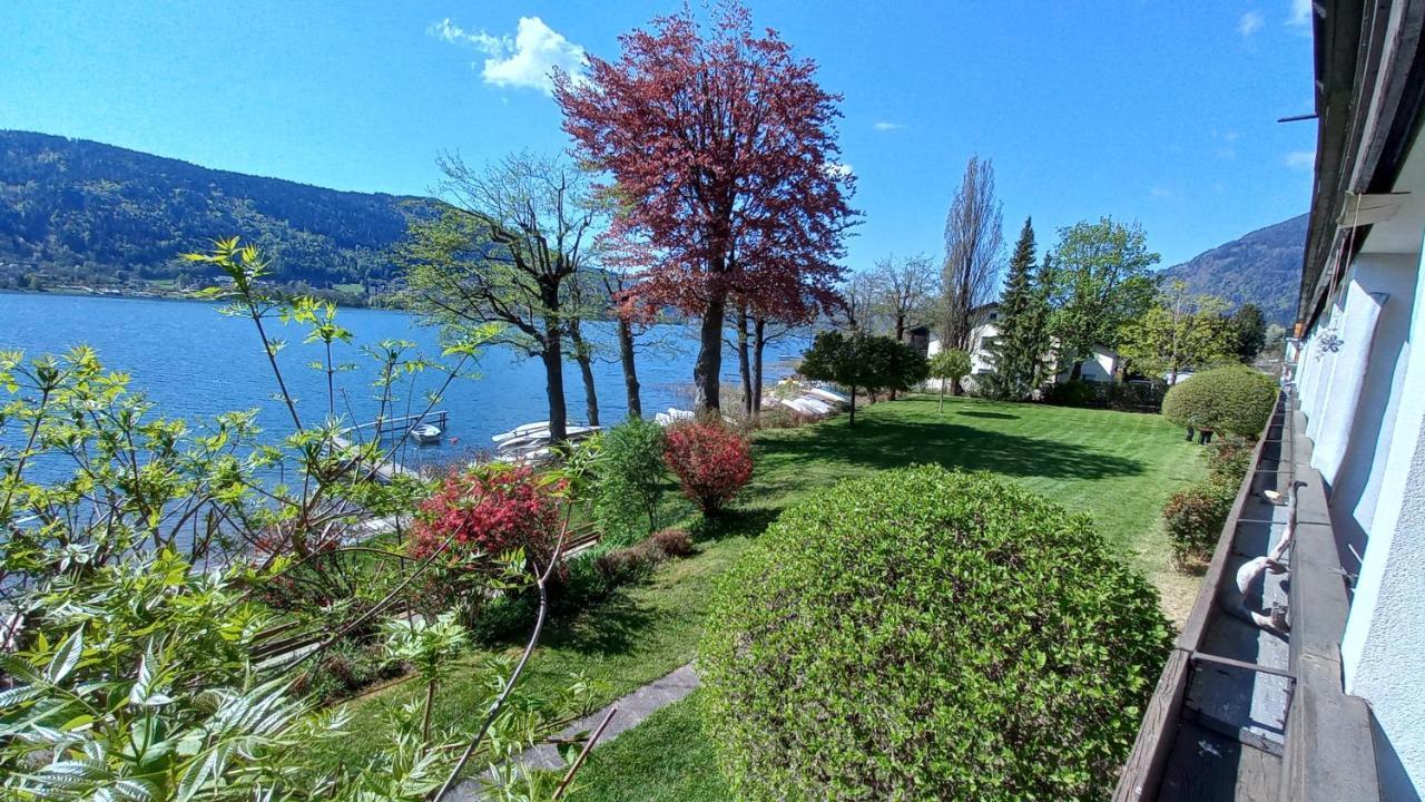 Anna Seeblick Appartement, Haus Haensel&Gretel Am Ossiachersee Mit Direktem Seezugang, Hallenbad Bodensdorf Exterior photo