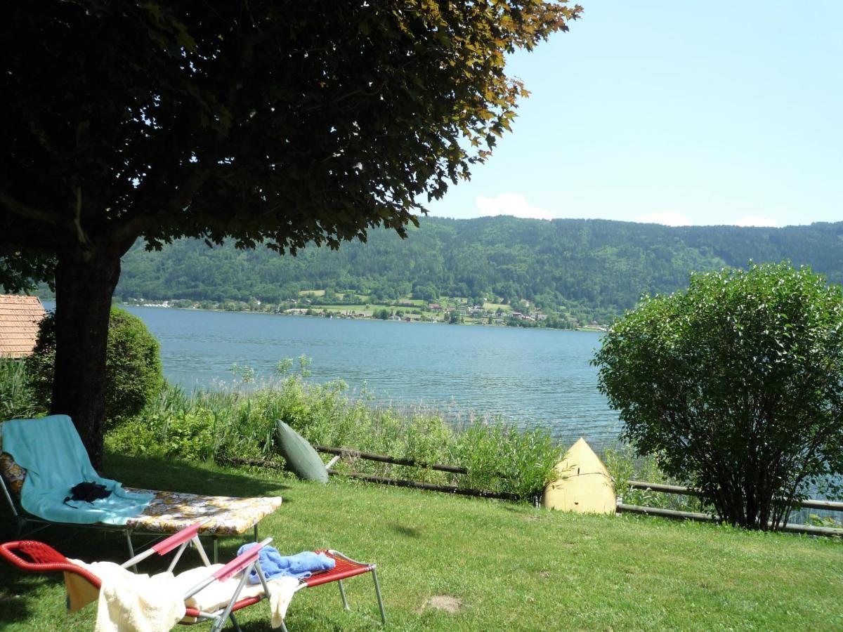 Anna Seeblick Appartement, Haus Haensel&Gretel Am Ossiachersee Mit Direktem Seezugang, Hallenbad Bodensdorf Exterior photo