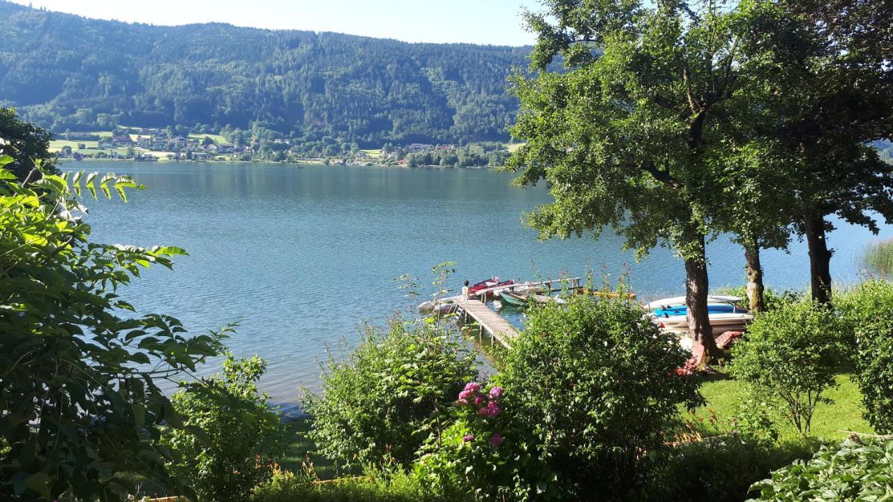 Anna Seeblick Appartement, Haus Haensel&Gretel Am Ossiachersee Mit Direktem Seezugang, Hallenbad Bodensdorf Exterior photo